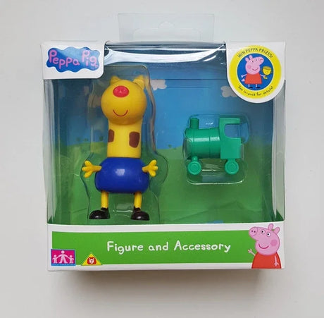 Peppa Pig Gerald Giraffe Toy packaging with train accessory Ireland