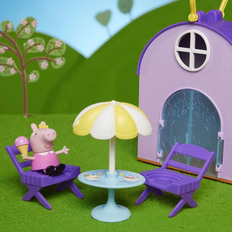 Peppa Pig Ice Cream Shop toy with table chairs and umbrella Ireland