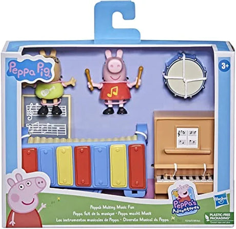 Peppa Pig Making Music Fun Playset in packaging with instruments Ireland