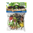 Peterkin Classics Insect World 10 piece set in clear bag packaging with assorted insect and bug figures visible inside
