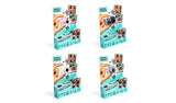 Four Photo Creator Mini Cam packages showing pink, black, white and silver cameras