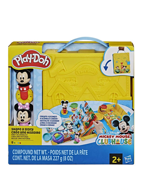 Play-Doh Disney Junior Shape A Story carry case playset in retail box with Mickey Mouse Clubhouse branding