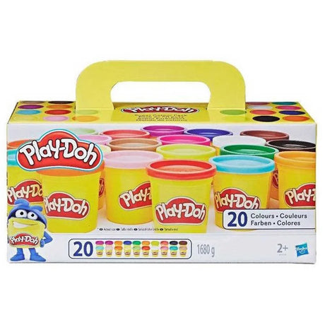 Front of Play-Doh Super Colour 20-Pack box with assorted tubs – Ireland