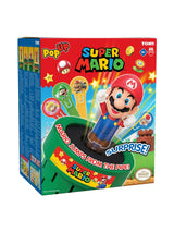 Pop Up Super Mario box front with Mario and character paddles
