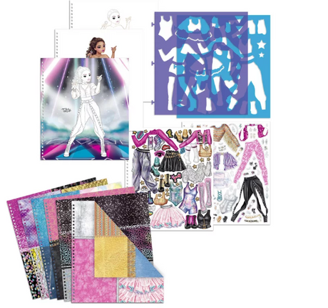 TOPModel Popstar Colouring Book