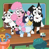 Ravensburger Bluey jigsaw with Bluey and friends playing dress up