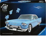 Ravensburger Cadillac Eldorado Brougham 108 Piece 3D Puzzle retail box showing the blue Cadillac model
