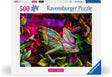 Front of the Ravensburger Chameleon 500 piece jigsaw puzzle box