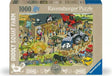 Ravensburger Diddly Squat Farm 1000 Piece Jigsaw Puzzle retail box showing the illustrated farm scene
