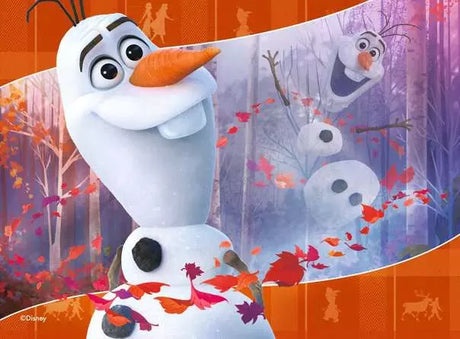 Olaf puzzle image from Ravensburger Frozen 2 4 in a Box Jigsaw