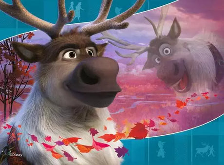 Sven puzzle image from Ravensburger Frozen 2 4 in a Box Jigsaw