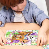 Ravensburger Gabby's Dollhouse Fairylandia jigsaw being completed by a child
