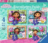 Ravensburger Gabby's Dollhouse Puzzle 4 In a Box box front