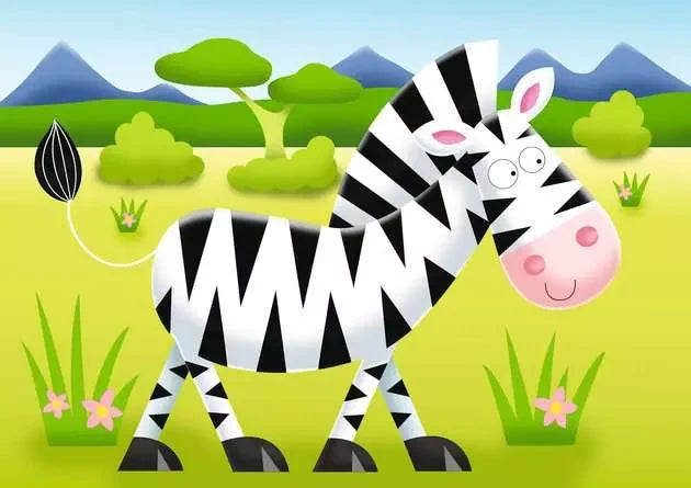 Zebra jigsaw puzzle from Ravensburger On Safari My First Puzzles