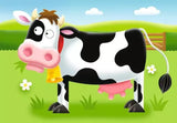 Cow jigsaw puzzle image from Ravensburger On the Farm My First Puzzles