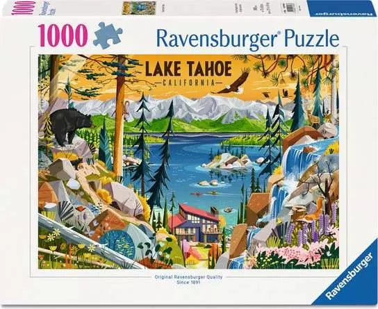 Ravensburger Sacred Lake Tahoe 1000 piece jigsaw puzzle box front