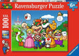 Ravensburger Super Mario Fun 100 piece XXL jigsaw puzzle box featuring Mario, Luigi, Peach, Yoshi and Bowser in a bright scene