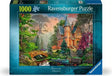 Ravensburger Terracotta Mansion 1000 Piece Jigsaw Puzzle retail box showing the mansion, garden and wooden bridge artwork