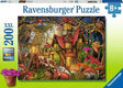 Ravensburger The Little House 200 Piece XXL jigsaw puzzle box front showing a fantasy tree house scene with woodland animals