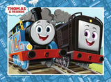 Ravensburger Thomas & Friends puzzle with Thomas and Diesel on railway tracks