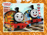 Ravensburger Thomas & Friends puzzle with Thomas and Nia at the railway