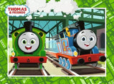 Ravensburger Thomas & Friends puzzle with Thomas and Percy at the station