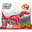 Robo Alive Dino Action T-Rex retail box front showing red T-Rex with black back detail, open jaw and Try Me badge