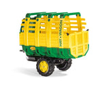 Rolly Hay Wagon trailer rear view with gate fully opened – Ireland