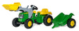 RollyKid John Deere pedal tractor product with loader and trailer – Ireland