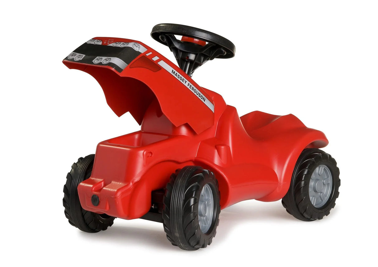 Rolly Minitrac tractor with open bonnet showing internal storage and rear design details – Ireland