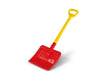 Rolly red children’s shovel with yellow handle and D grip shown on a white background
