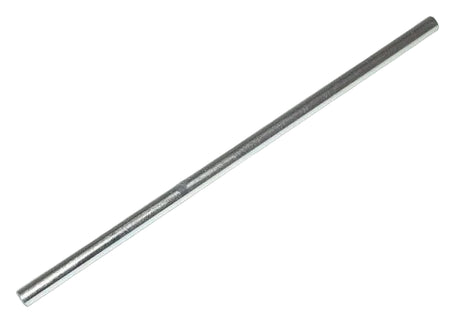 Steel Rolly front axle replacement bar lying flat on white surface