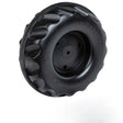 Black Rolly X Trac replacement rear wheel with deep tread pattern shown on a white background