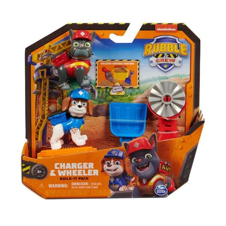 Boxed Rubble & Crew Charger and Wheeler Build-It Pack toy with Kinetic Sand – Ireland