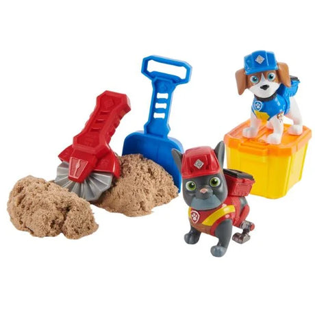 ubble & Crew Charger and Wheeler Build-It Pack toy set with figures and sand – Ireland