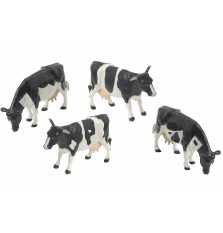 Britains Set of 4 Friesian Cattle ToyTown Toymaster Toys Ireland