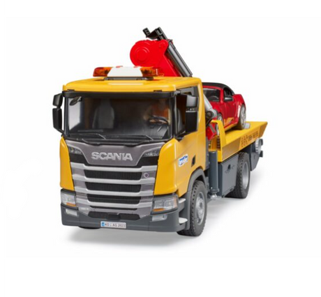 Bruder Scania Super 560R Tow Truck With Roadster