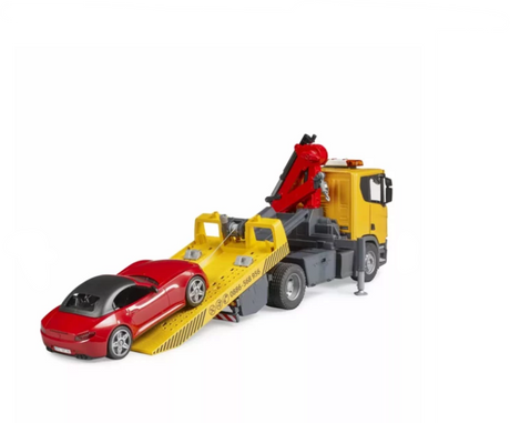 Bruder Scania Super 560R Tow Truck With Roadster