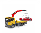 Bruder Scania Super 560R Tow Truck With Roadster