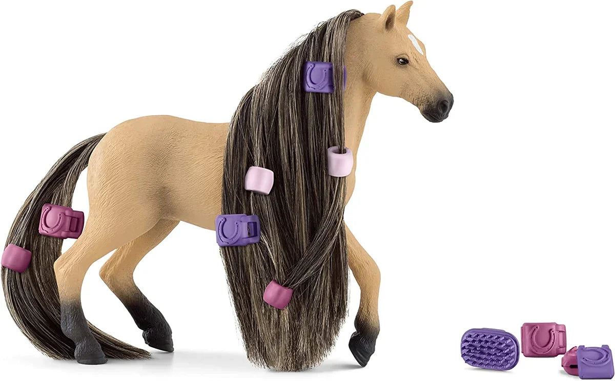 Schleich Andalusian Mare with clips and brush accessories Ireland 42580