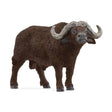 Schleich Cape Buffalo toy with large curved horns and black coat, Ireland model 14872