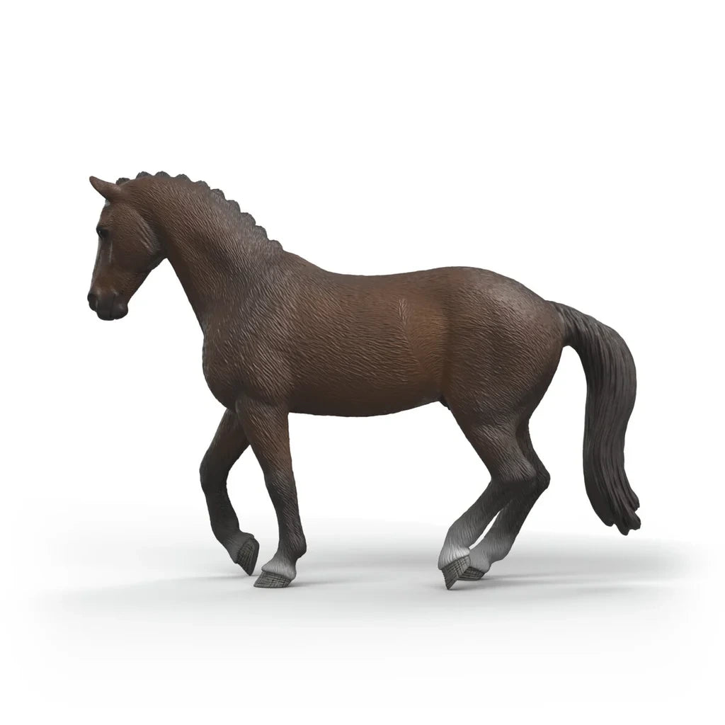 Schleich Dutch Warmblood Gelding figure shown from the left side