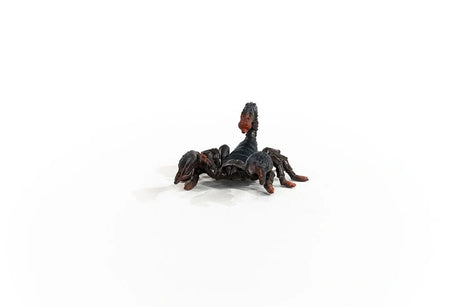 Schleich Emperor Scorpion figure facing forward with both pincers spread and the tail held upright