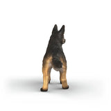 Rear view of the Schleich German Shepherd Female figure