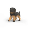 Schleich German Shepherd Puppy figure with black and brown coat