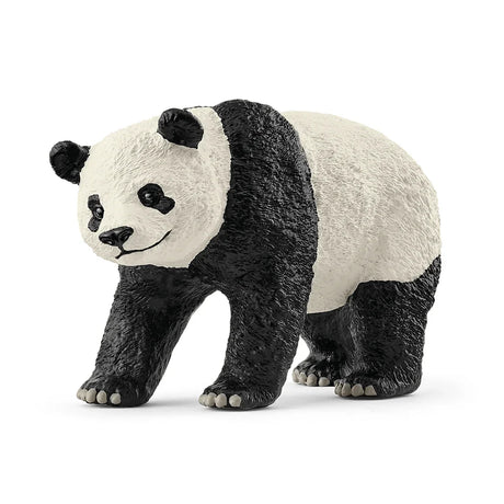 Schleich giant panda figure standing on all fours with detailed black and white fur and a gentle facial expression.