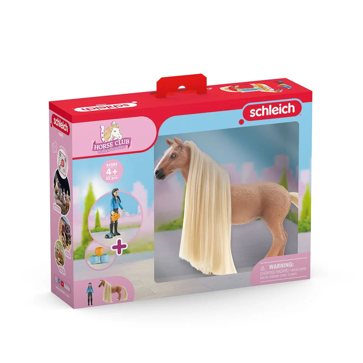 Schleich Kim and Caramel horse toy boxed set from Horse Club Ireland 42585