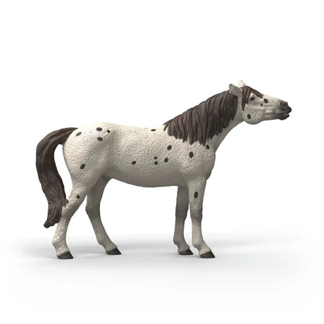 Schleich Knabstrupper Gelding figure with spotted coat shown from the right side