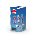 Back of Schleich mini MATES Series 1 blind bag showing six collectible animal figures and barcode