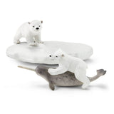 Schleich Polar Playground toy scene with narwhal and bear on ice floe Ireland 42531